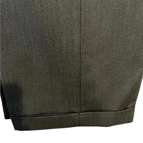 Jos A Bank Executive Collection Dark Charcoal with woven stripes GUC - Picture 4 of 8